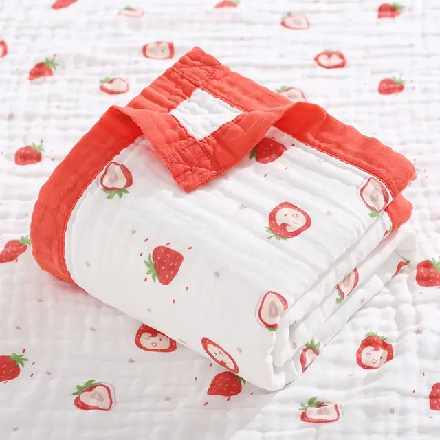 100% Cotton 6-Layer Unicorn Baby Swaddle Blanket - # BAGE41210024