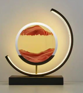 High-end Business Gifts Quicksand Painting 3D Living Room Decorations Lights Creative Lamp Led Lights