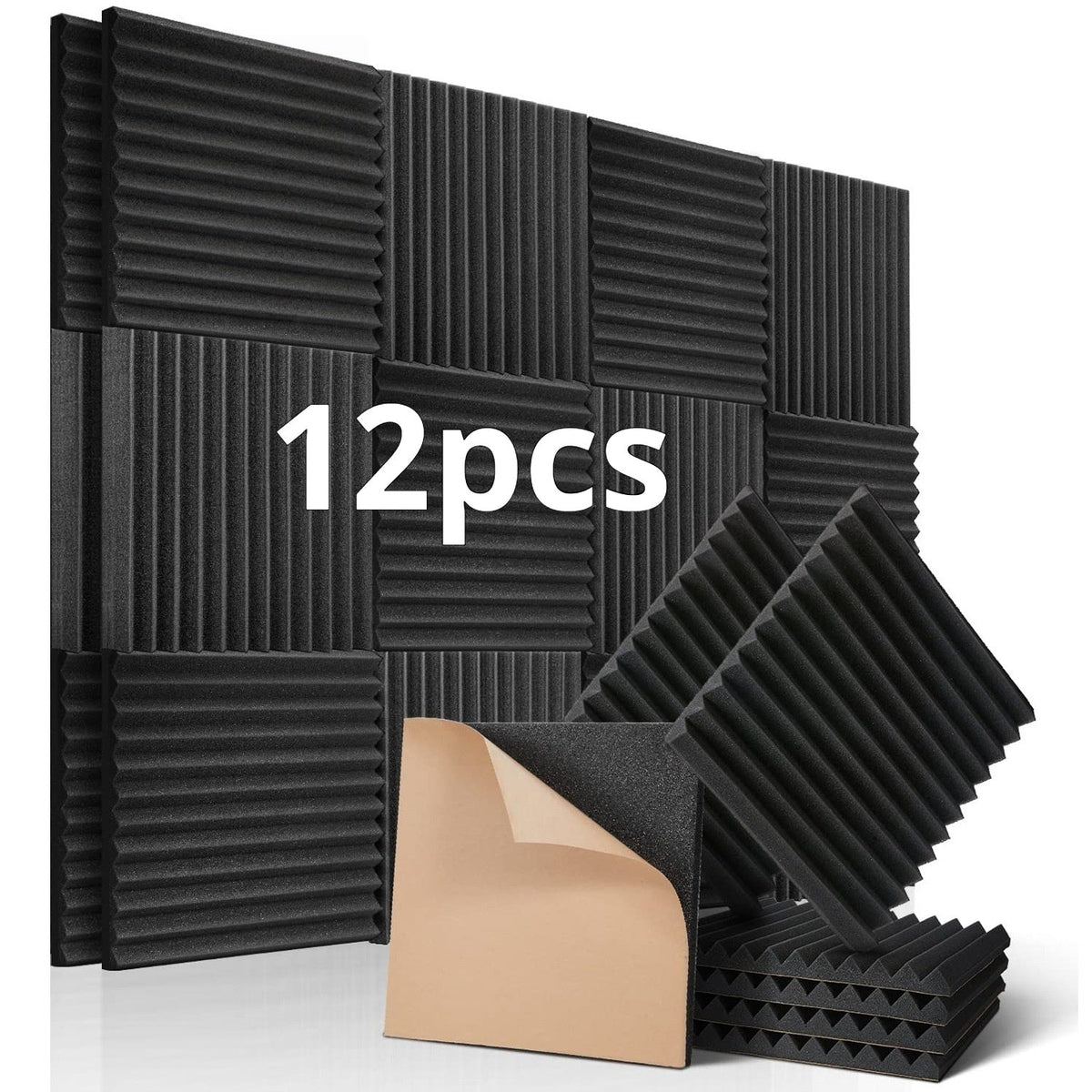 Acoustic Foam For Professional Recording Studio Walls