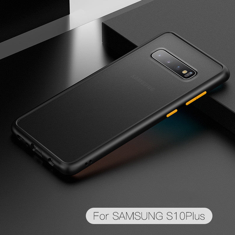 New Samsung s10 mobile phone case matte feel silicone drop