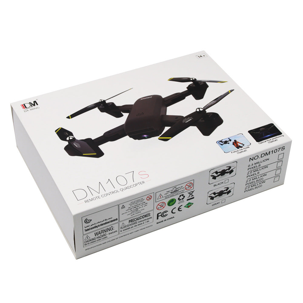 Drone Folding Dual Camera DM107S Optical Flow Positioning 4K HD Aerial Photography Drone
