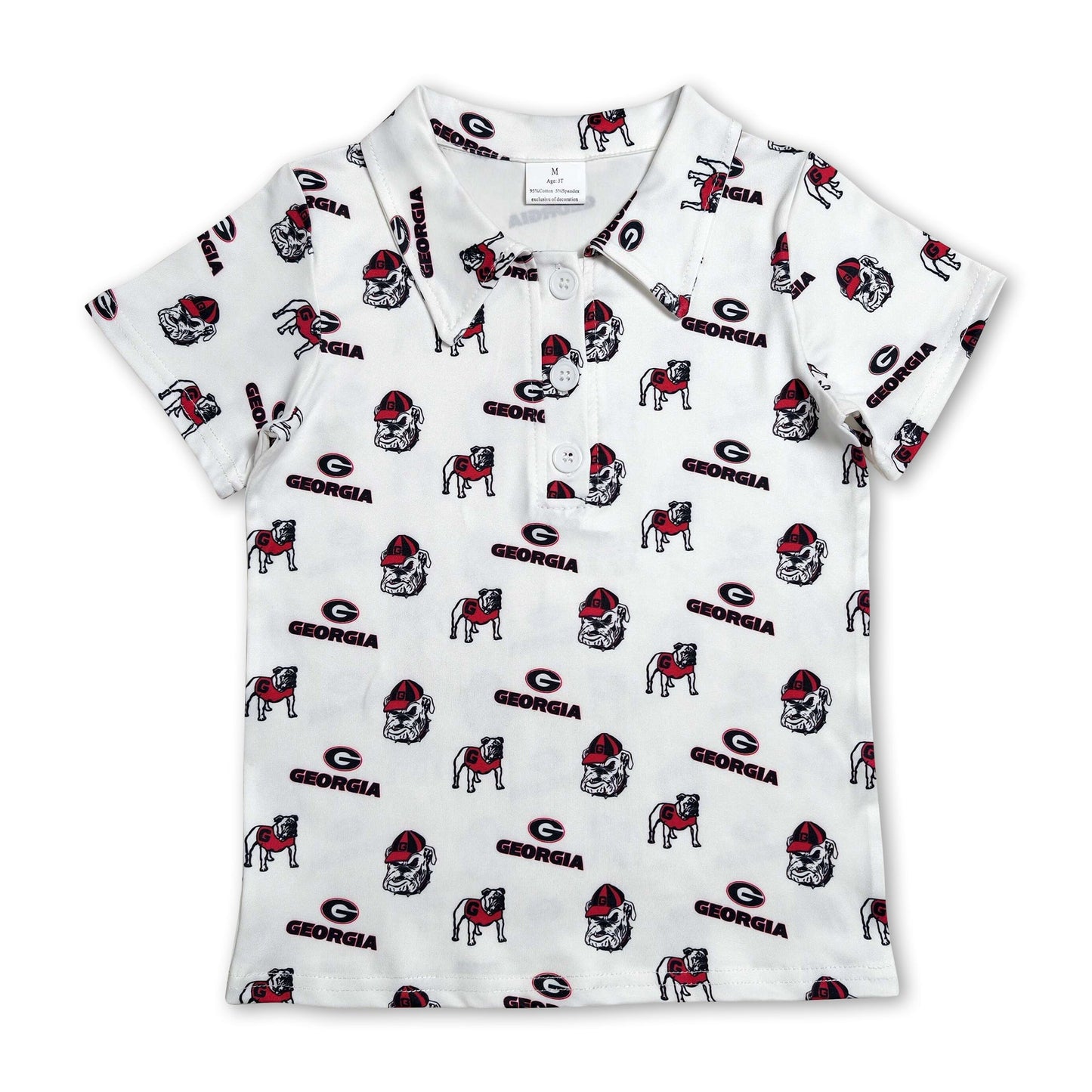Short sleeves G dog kids boys summer team polo shirt