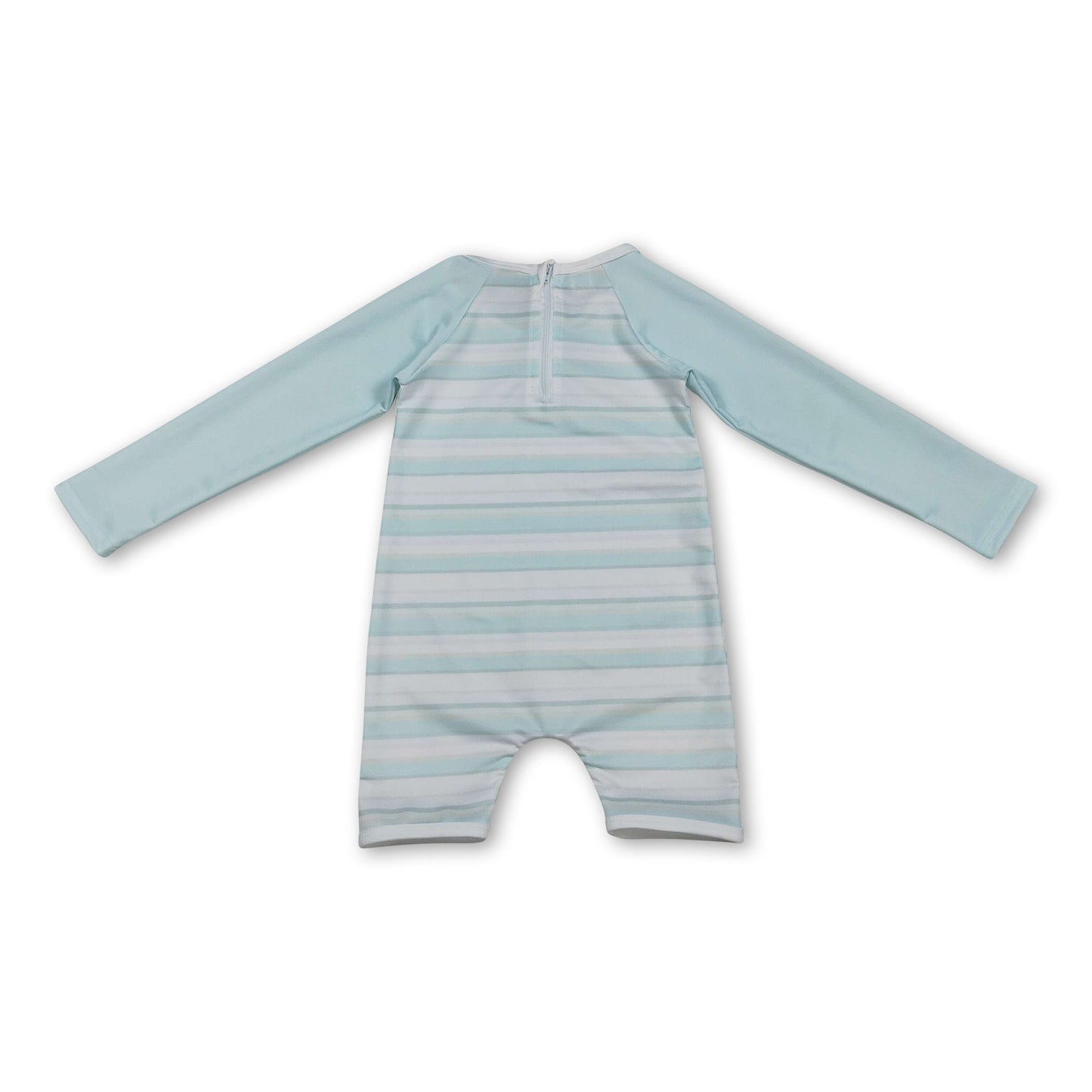 Long sleeves stripe baby boy summer swimsuit