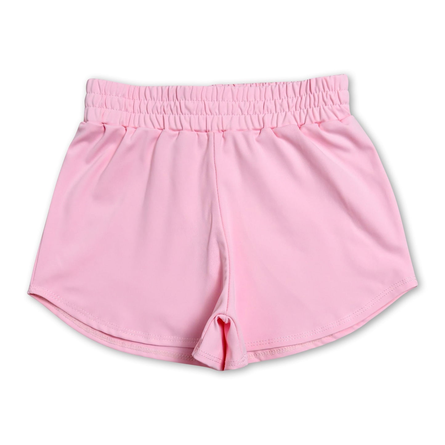 Pink kids girls summer yoga active shorts