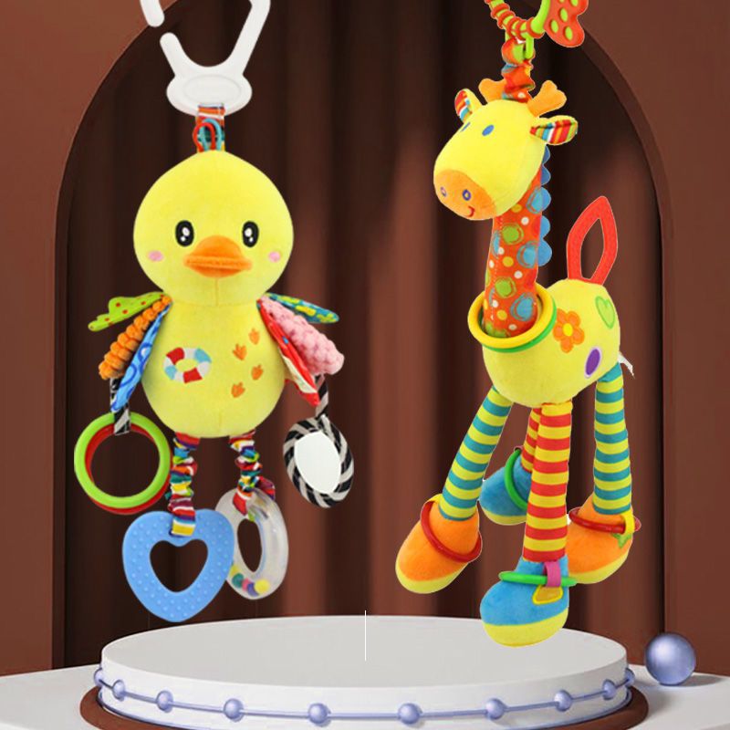 Baby Toy Rattle | For Strollers and Car Seats | 0-1 Year - # BAGE81110014