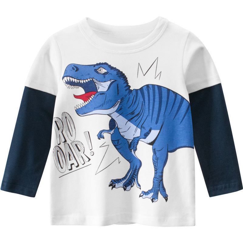 Boys' Long Sleeve Cotton T-Shirt for Kids - # BAAA1111010024