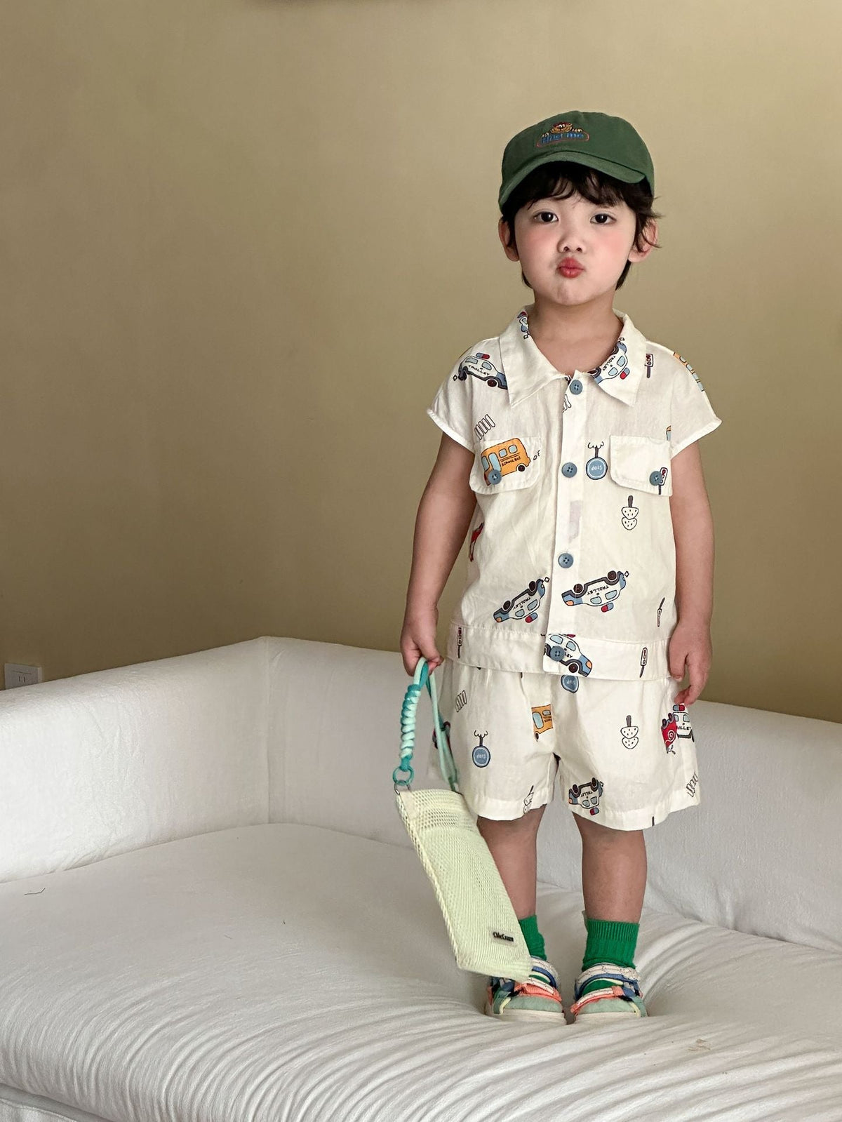 Thin Summer Shirt Set For Children