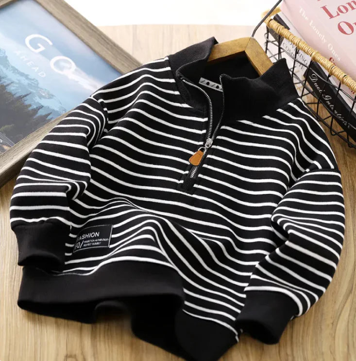 Children Casual Polo Collar Fashion Tops Handsome - # BOAA12510012