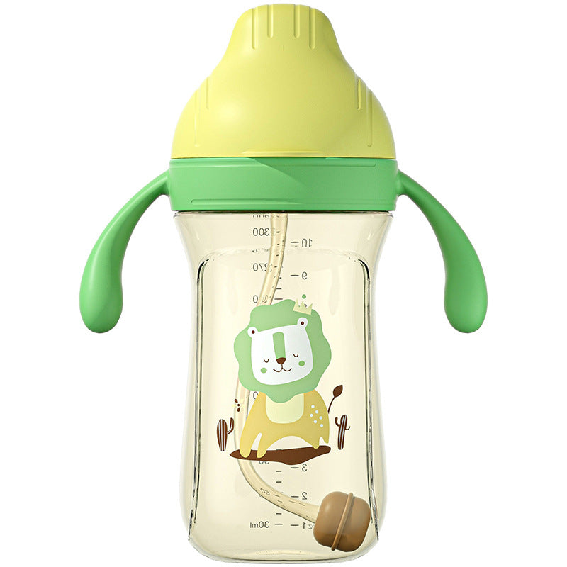 Dual-purpose Baby Bottle | With Anti-flatulence Straw Cup - # BAGE21810009
