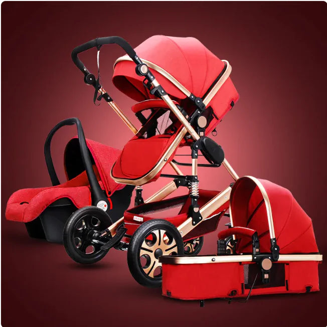 High-View Foldable Stroller – Sit & Recline Comfort - # BAGEG11010010
