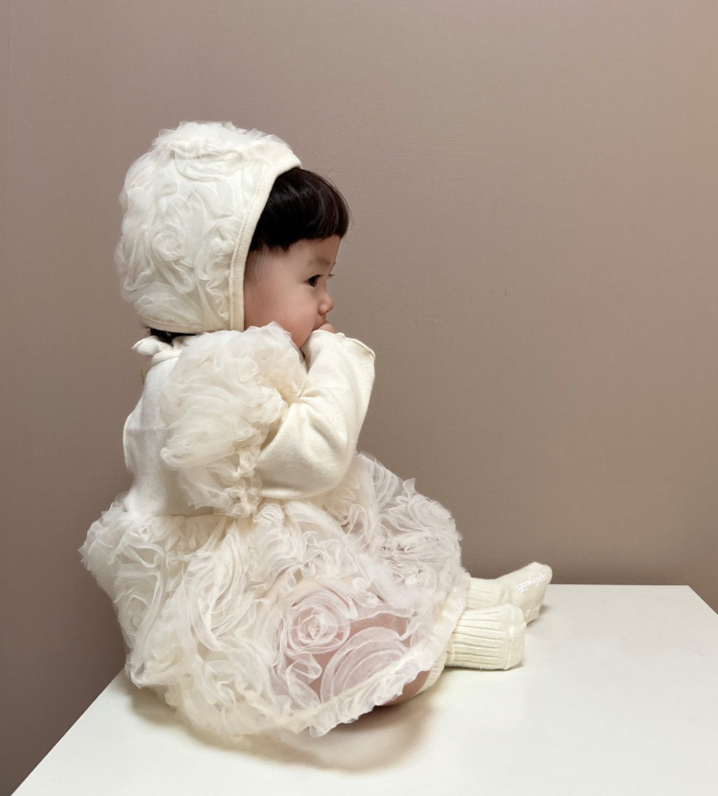 Lauren Romper for Baby Girls with Floral Design | One Set - # BAAA21110049