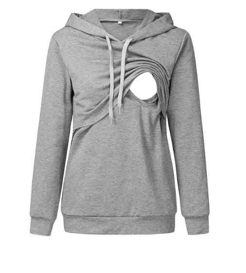 Maternity Nursing Hoodie Sweatshirt - # NURSGA11110107