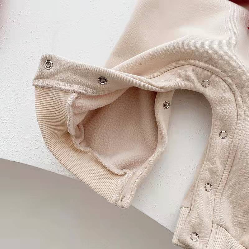 Newborn Plush One-Piece Climbing Suit - # BAAA21110053