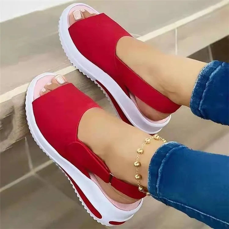 Open Toe Flat Sandals for Women - # GIAA73510006