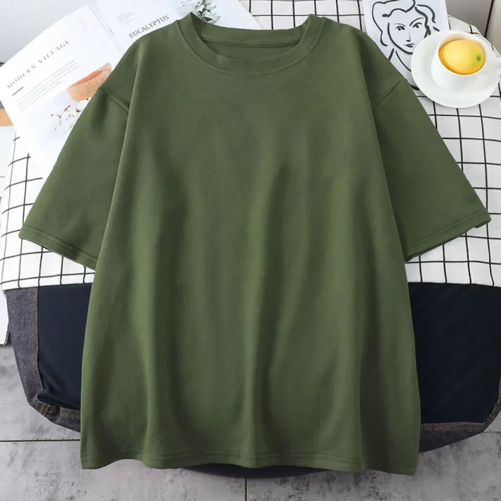 Oversized Fit T-shirt - # WOAA21510019-PRG