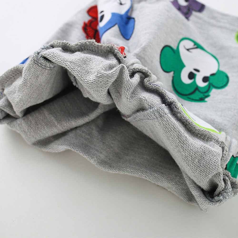 MyKids-USA® Baby Kids Boys Cute Monkey Cartoon Pattern T-Shirt And Shorts Clothing Set