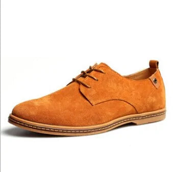 Suede Oxfords Boys Men Leather Shoes - # BOAA73610002