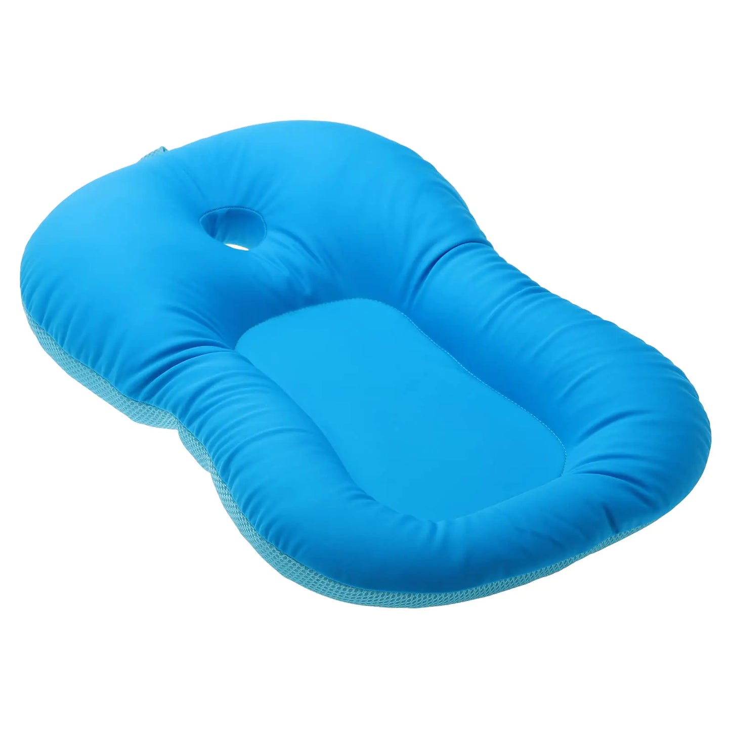 TITA Baby Bath Pad | Newborn Soft Seat Pad | Foam Floating Soft Bath Pillow Bathtub | Insert Tray Baby Bathtub Pillow | Nonslip Floating Bathing Tub Seat for Baby | Girls-Boys | Blue - # BAGE11110020