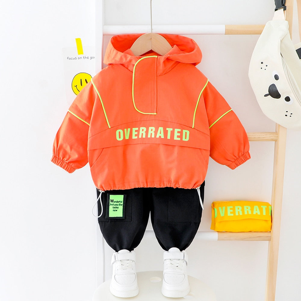 Trendy Baby Fall Outfit Set | For Boys | 2-Pieces - # BAAA71710022 & BOAA11310014