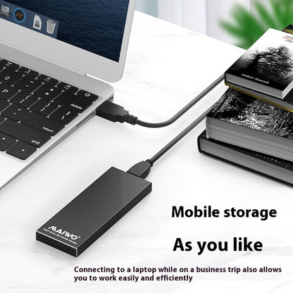 USB30 Solid State Hard-disk Cartridge NGFF Interface To USB30 All Aluminum Alloy SSD