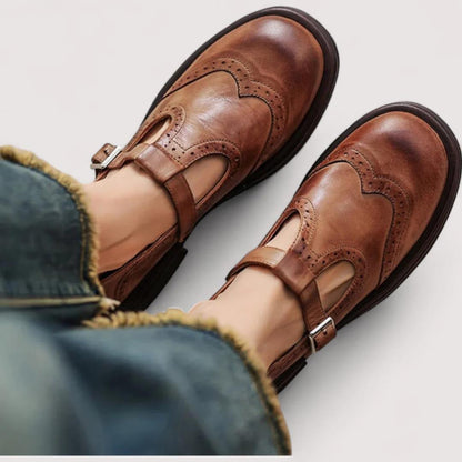 Casual Flat Mule Loafers In British Style