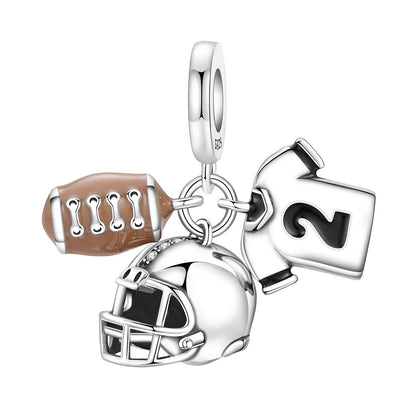 DIY Pendant Bracelet Accessories In A Volleyball And Soccer Sporty Style