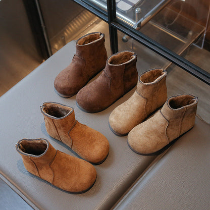 New Winter Versatile British-style Girls Ankle Boots