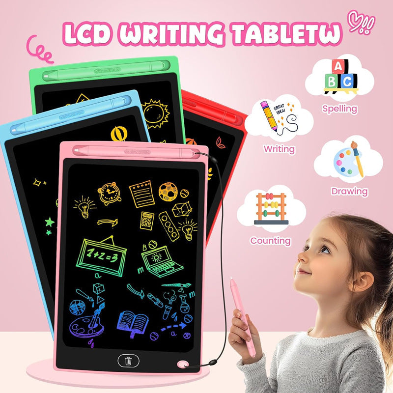 8.5-inch LCD Writing Tablet Trio Pack Kids Drawing Board  Doodle Board