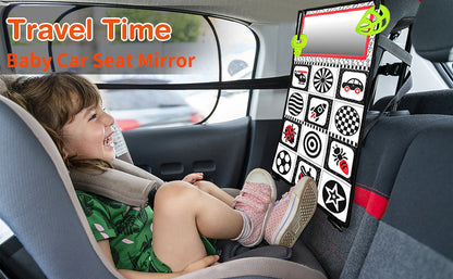 Tummy Time Mirror Toy with Teethers