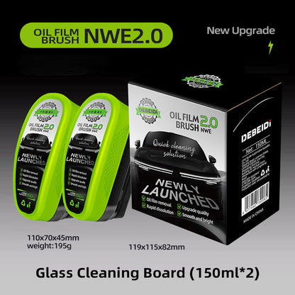 Green Car Glass Wiper Strong Oil-removing Film Crystal Plating Coating Water Drive