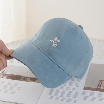 Unisex Mini Astronaut Embroidered Korean-style Casual Baseball Cap, Suitable For Daily Commuting And Outdoor Outings, Makes Your Face Look Smaller.