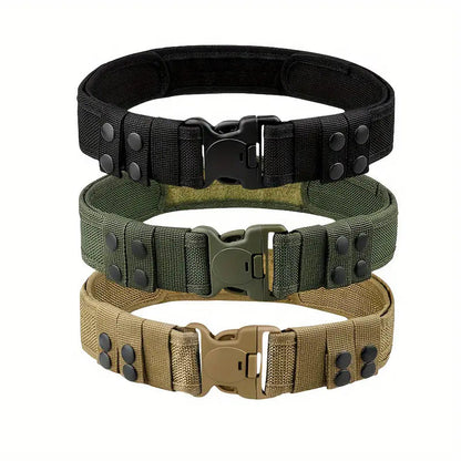 Tactical S-shaped Velcro Outdoor Hiking Belt