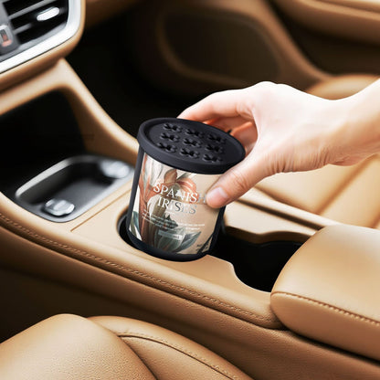 Retro Floral Scented Balm Solid Car Air Freshener