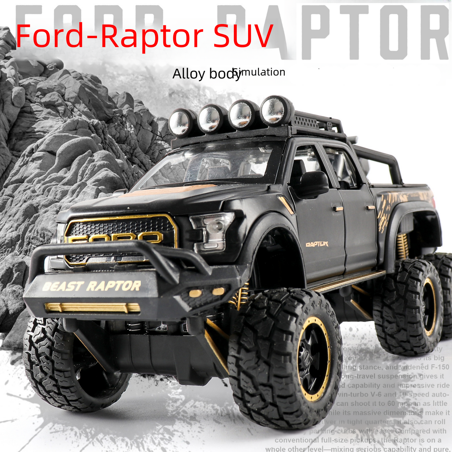 1:24 Raptor F150 Alloy Toy Car Model | Boxed | Ages 14+ - # BAGE81110039-TEENADLT