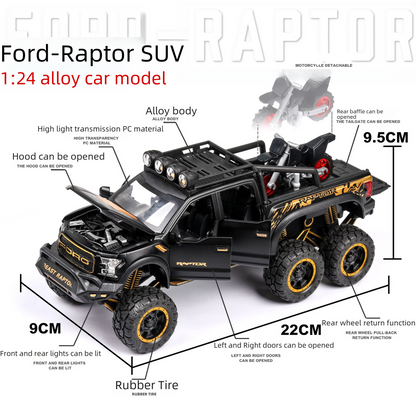 1:24 Raptor F150 Alloy Toy Car Model | Boxed | Ages 14+ - # BAGE81110039-TEENADLT