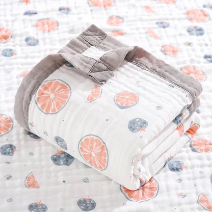 100% Cotton 6-Layer Unicorn Baby Swaddle Blanket - # BAGE41210024