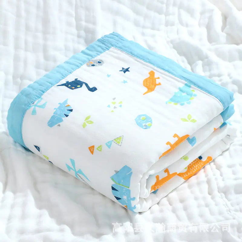 100% Cotton 6-Layer Unicorn Baby Swaddle Blanket - # BAGE41210024