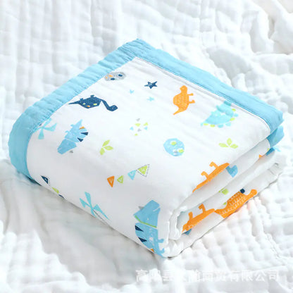 100% Cotton 6-Layer Unicorn Baby Swaddle Blanket - # BAGE41210024