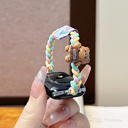 Creative Knitted Cartoon Hair Tie Watch Strap
