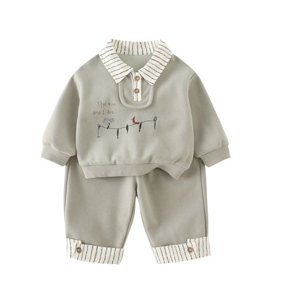 Autumn Clothing Set For Toddlers Top And Pants