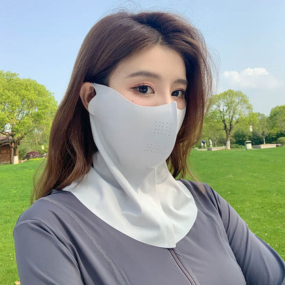 Ice Silk Sunscreen Mask UV Protection