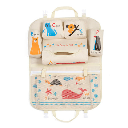 Cartoon car storage bag seat hanging bag