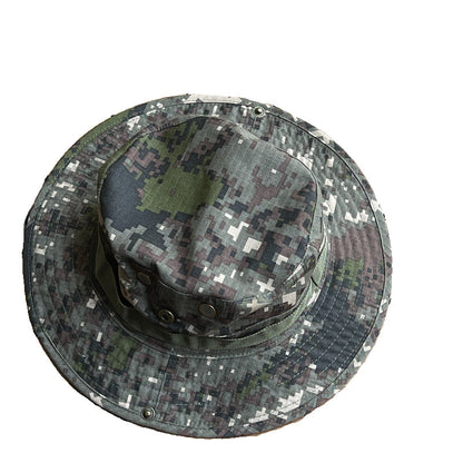 Granite Camouflage Boonie Hat With A Rounded Brim Tactical Design