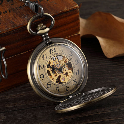 Mechanical Grande Complication Pocket Watch With Automatic Movement And A Flip-open Magnifying Glass