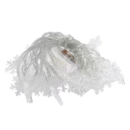 Led Elk Christmas Tree Snowflake Star Light String