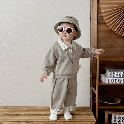 Autumn Clothing Set For Toddlers Top And Pants