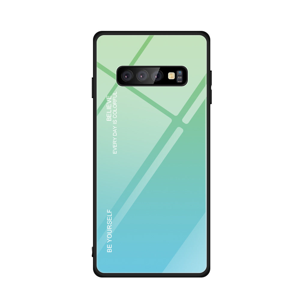 Gradient glass phone case