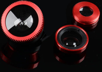 Mobile phone fisheye lens three in one specific mobile phone lens magnifier fisheye wide-angle macro self artifact