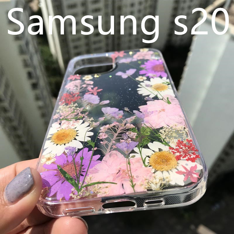 Compatible with Apple, Lilac Flower Phone Case Drop-Proof For