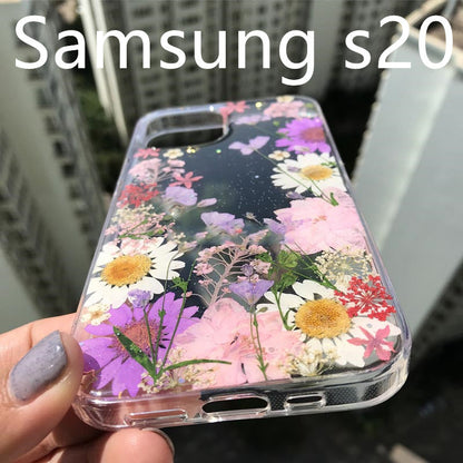 Compatible with Apple, Lilac Flower Phone Case Drop-Proof For